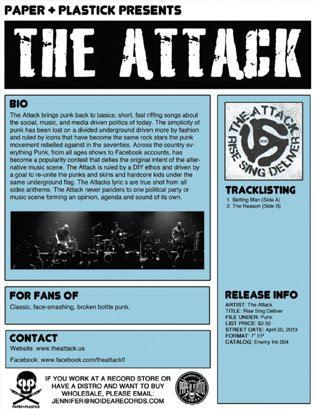 The Attack One Sheet Page 1